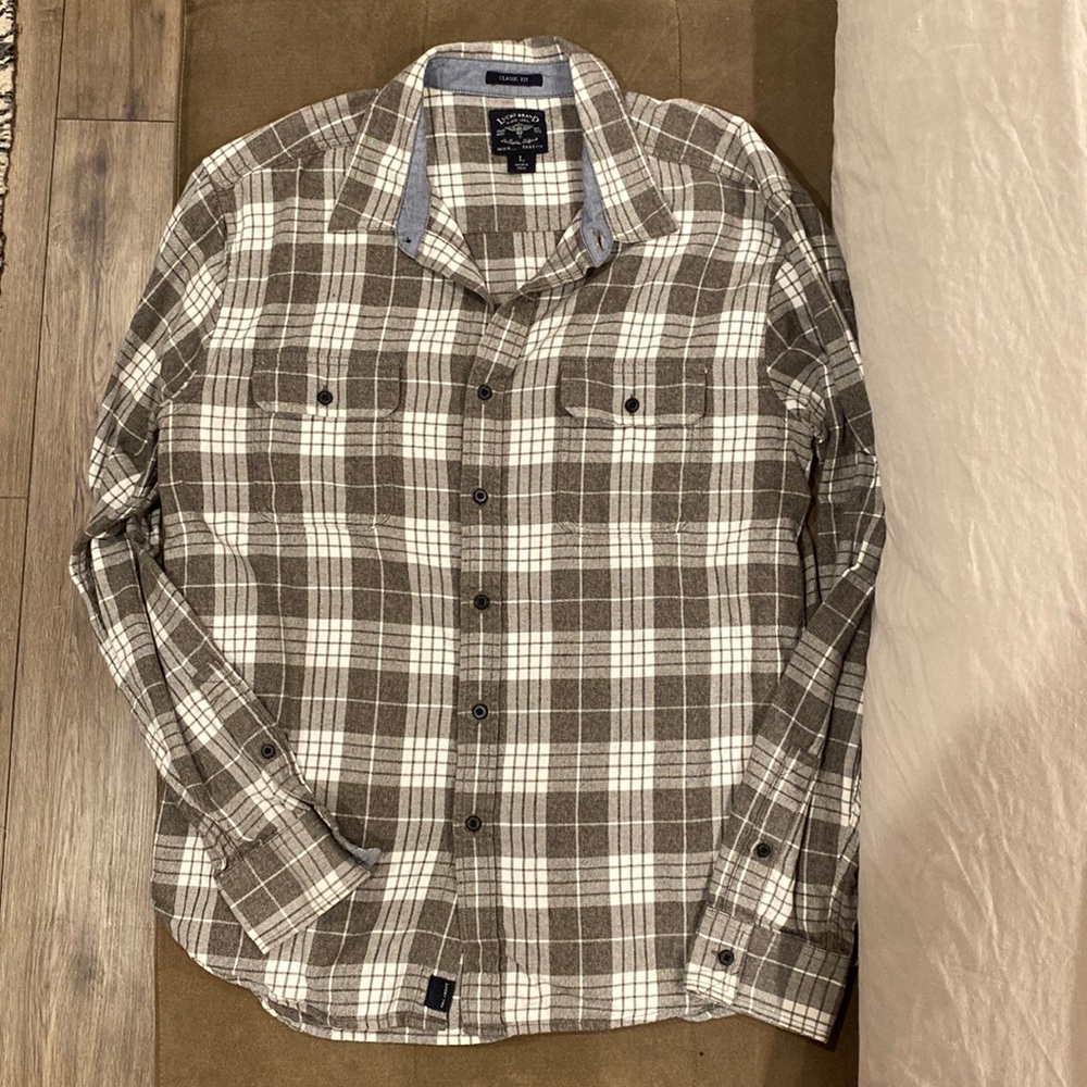 Lucky Brand Plaid Flannel Button Down
